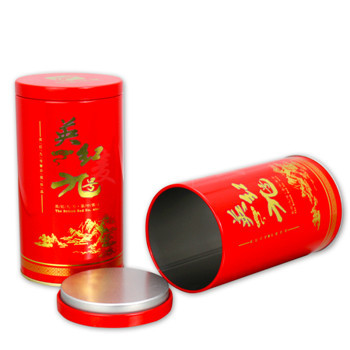 英紅九號包裝茶罐,茶葉鐵盒包裝設(shè)計
