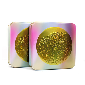 新款酒店月餅鐵罐,中秋鐵罐子,正方形月餅鐵皮罐