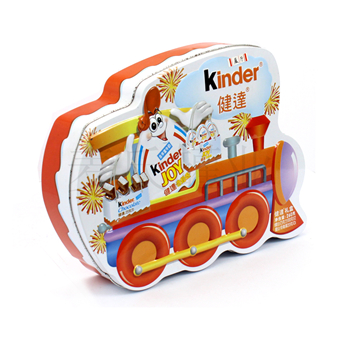 異形卡通巧克力包裝鐵盒, 精致糖果馬口鐵罐生產(chǎn)廠家