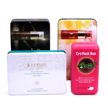 眼霜鐵盒,蝸牛素顏霜鐵盒包裝,眼部修復霜鐵皮收納盒