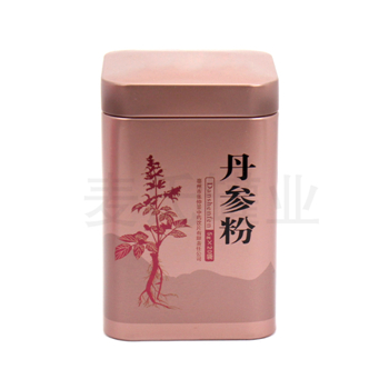 丹參粉馬口鐵鐵罐,三七粉鐵罐生產廠家