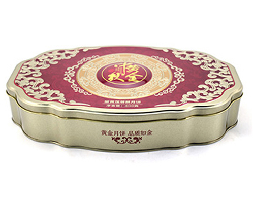 異形蛋黃蓮蓉酥月餅盒_食品鐵盒包裝定做廠家